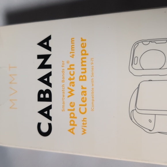 MVMT Cabana Apple Watch 41mm Band Series 9-7 Gold/White - Picture 5 of 6